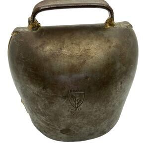 Firmann Bulle Switzerland Goat Cowbell 1 Antique Aged Brass Uncleaned